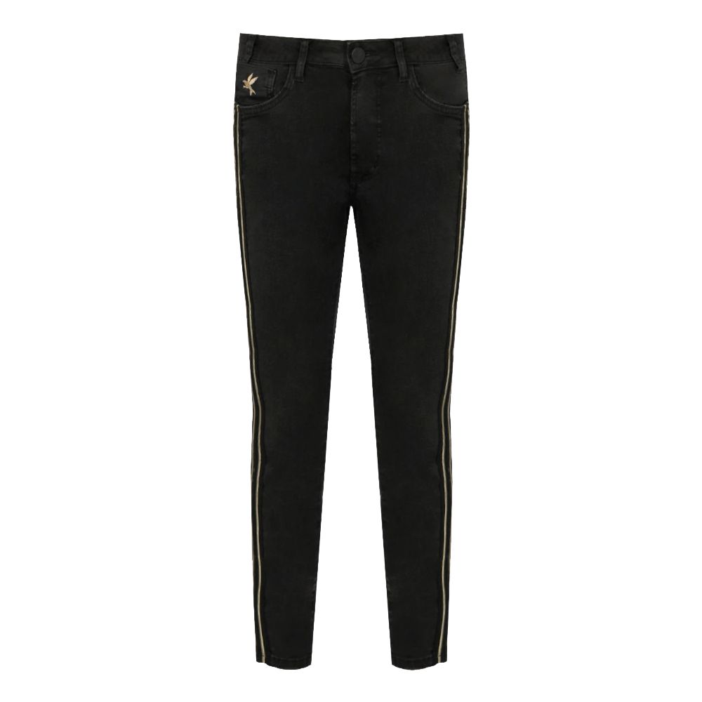 Jeans e pantaloni in cotone nero