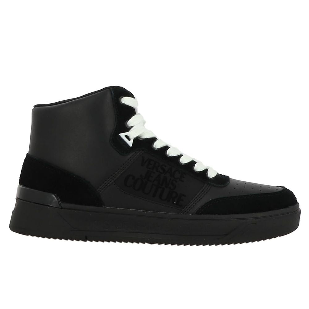 Sneaker in pelle nera Di Vitello