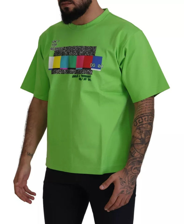 Green Cotton DG CHANNEL Top T-shirt