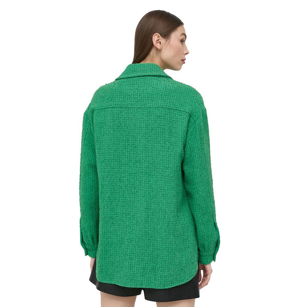 Camicia in cotone verde