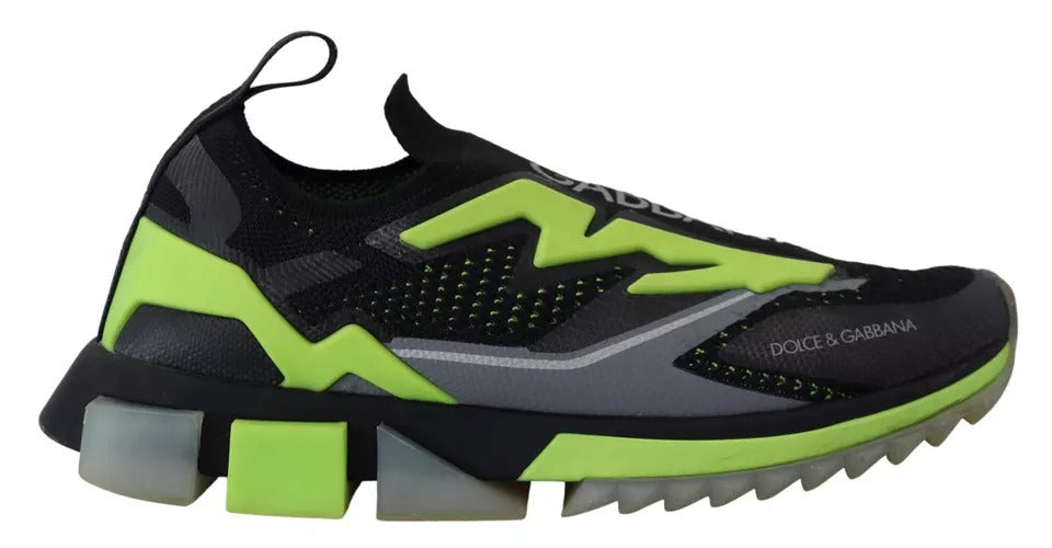 Nero Giallo SORRENTO Sport Stretch Scarpe da ginnastica