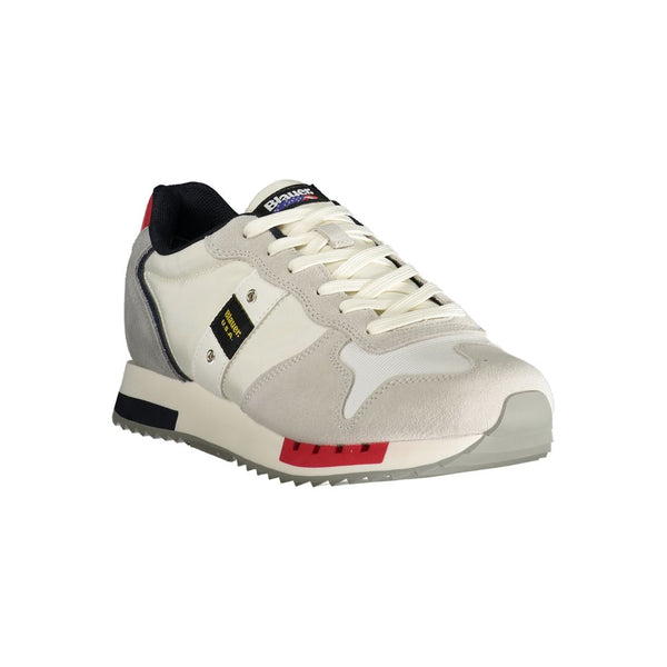 Sneaker in poliestere bianco