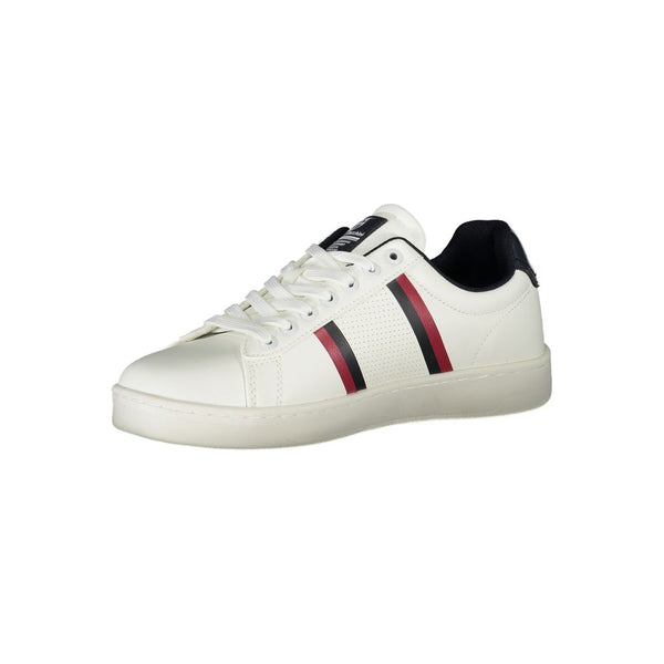 Sneakers classiche bianche con accenti a contrasto