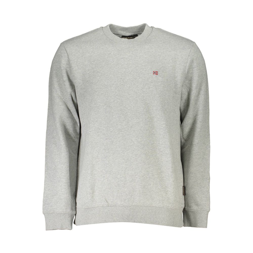 Maglione da uomo in cotone grigio