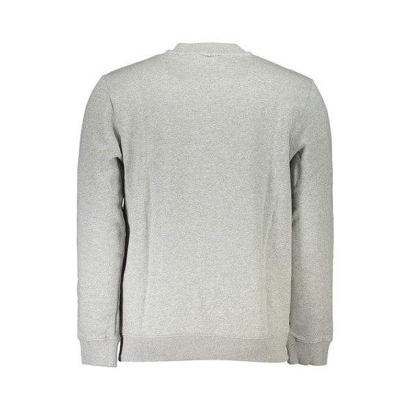 Gray Cotton Men Sweater