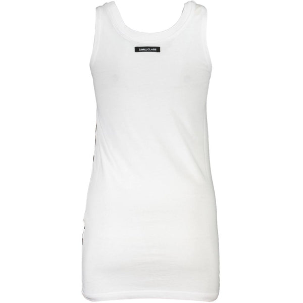 Top donna in cotone bianco