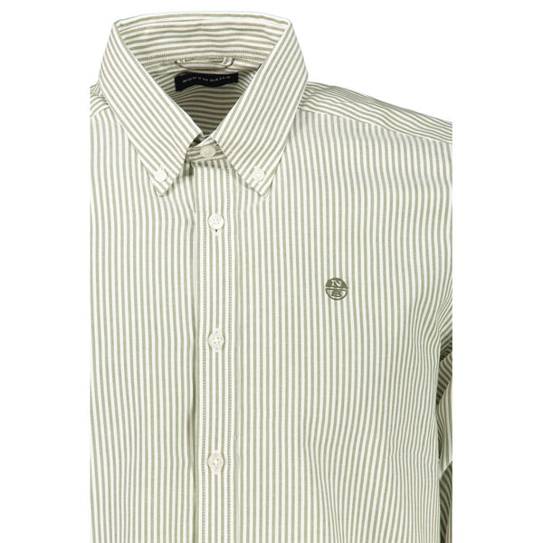 Camicia da uomo in cotone bianco