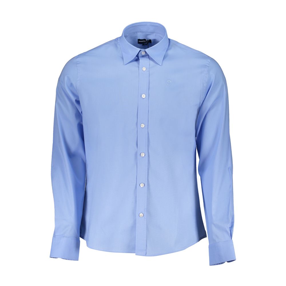 Camicia in cotone azzurro