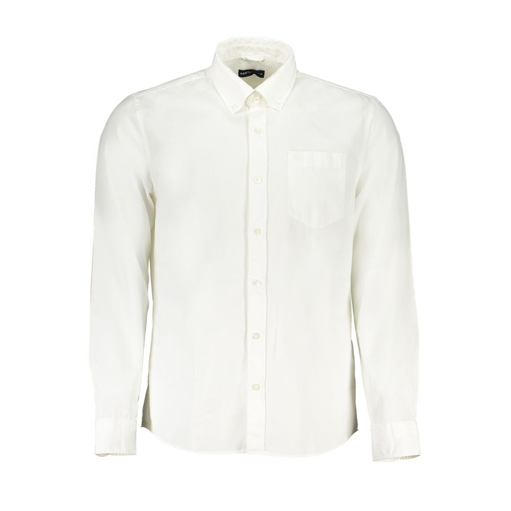 Camicia in cotone bianco