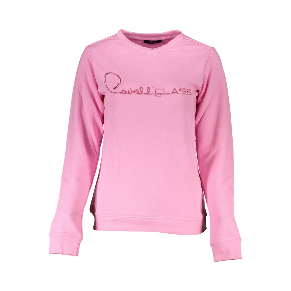 Maglione di cotone rosa