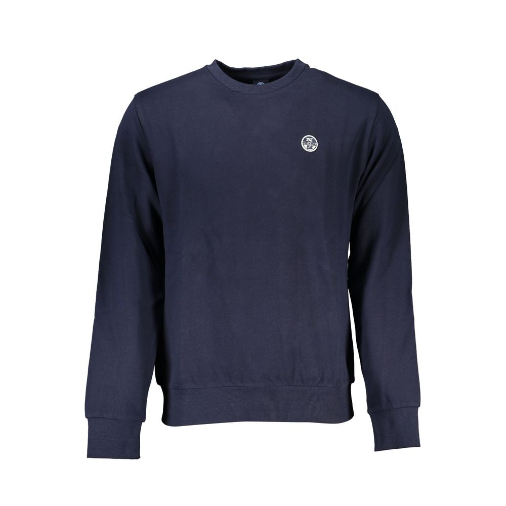 Maglione di cotone blu