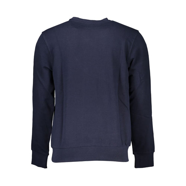 Maglione di cotone blu