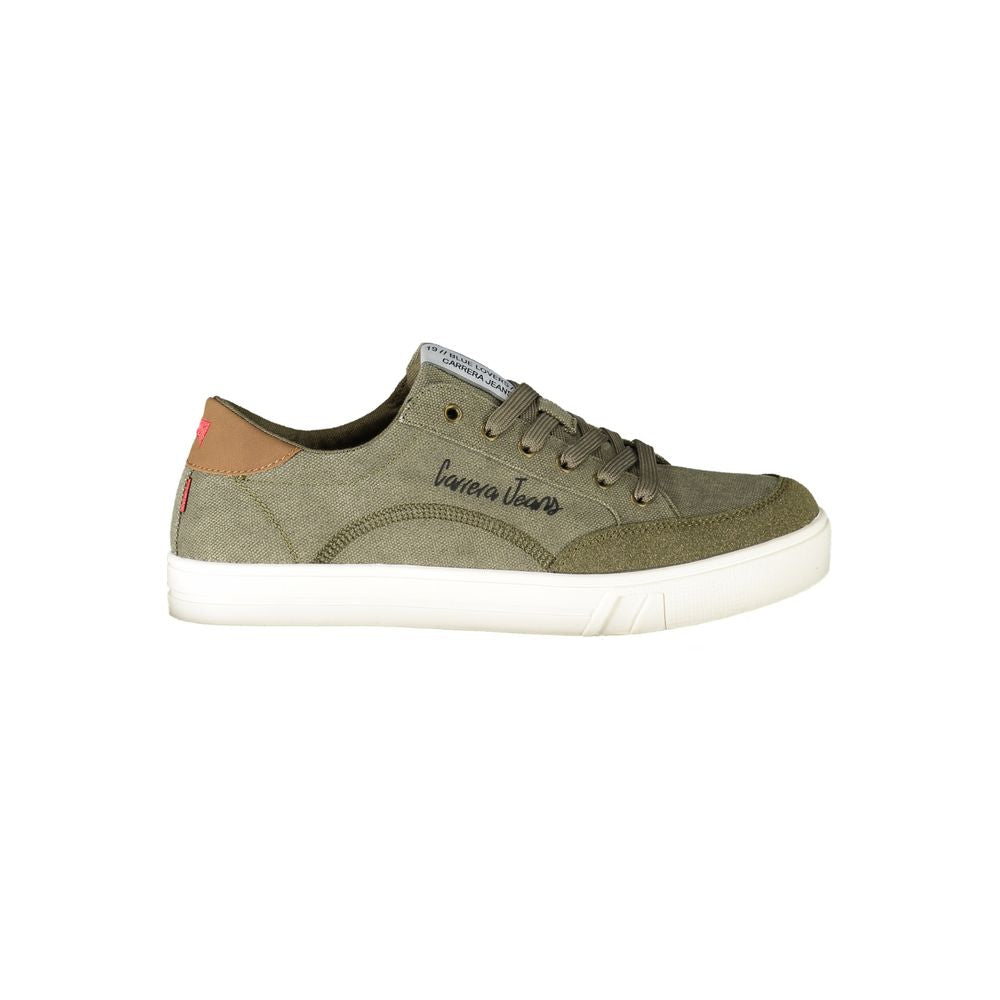 Sneaker in poliestere verde