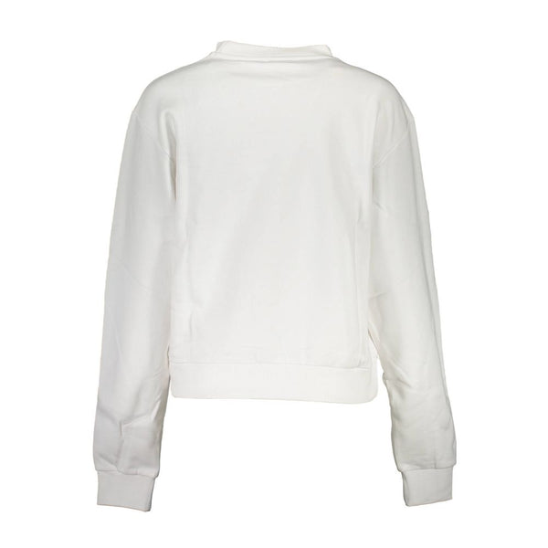 Maglione da donna in cotone bianco