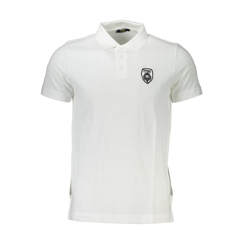 Polo uomo in cotone bianco