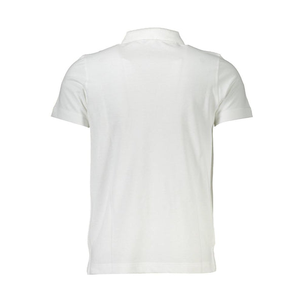 Polo uomo in cotone bianco