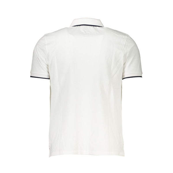 Polo in cotone bianco