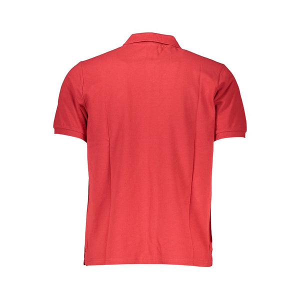 Red Cotton Polo Shirt