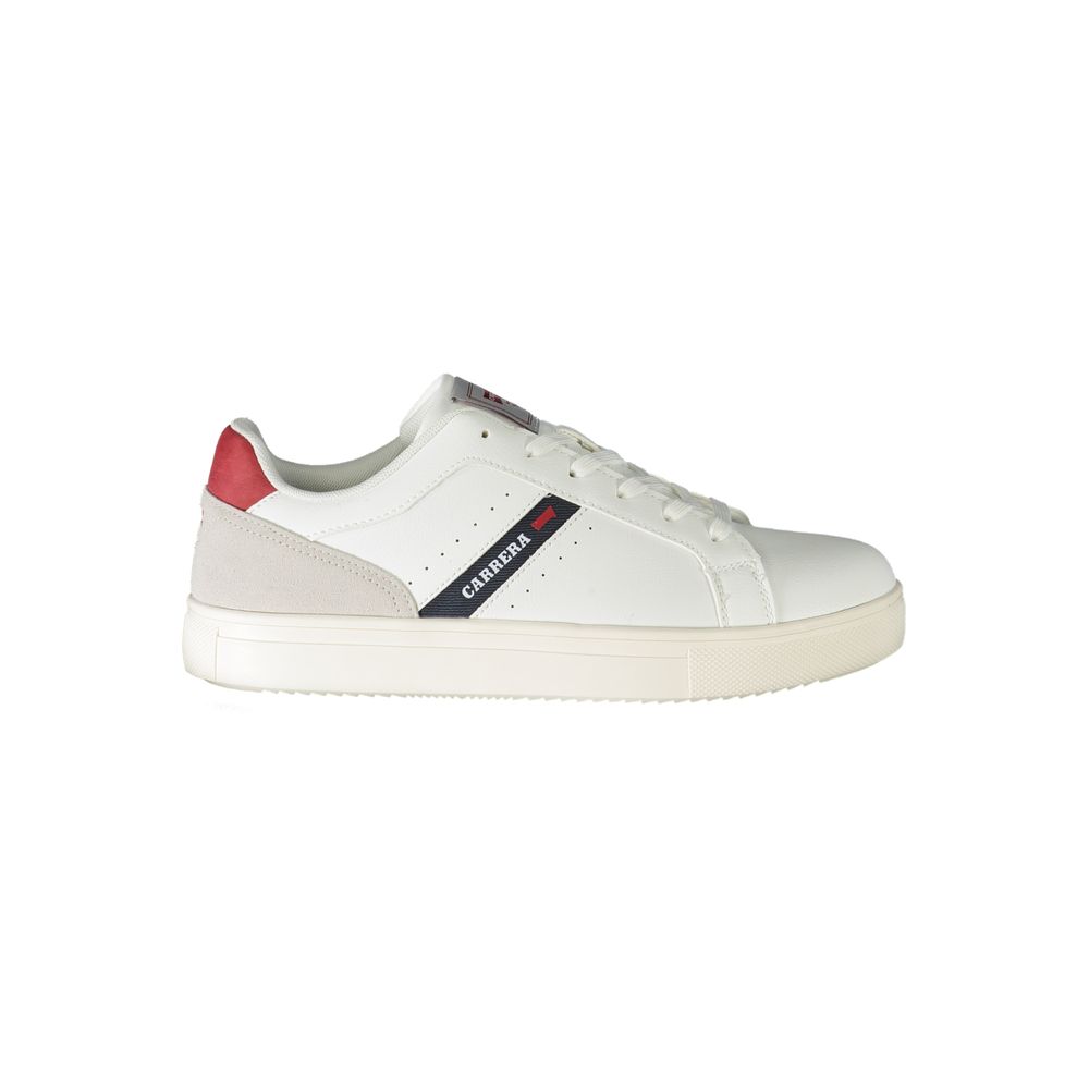 Sneaker in poliestere bianco