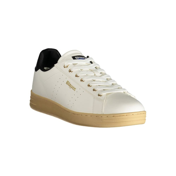 Sneaker in poliestere bianco