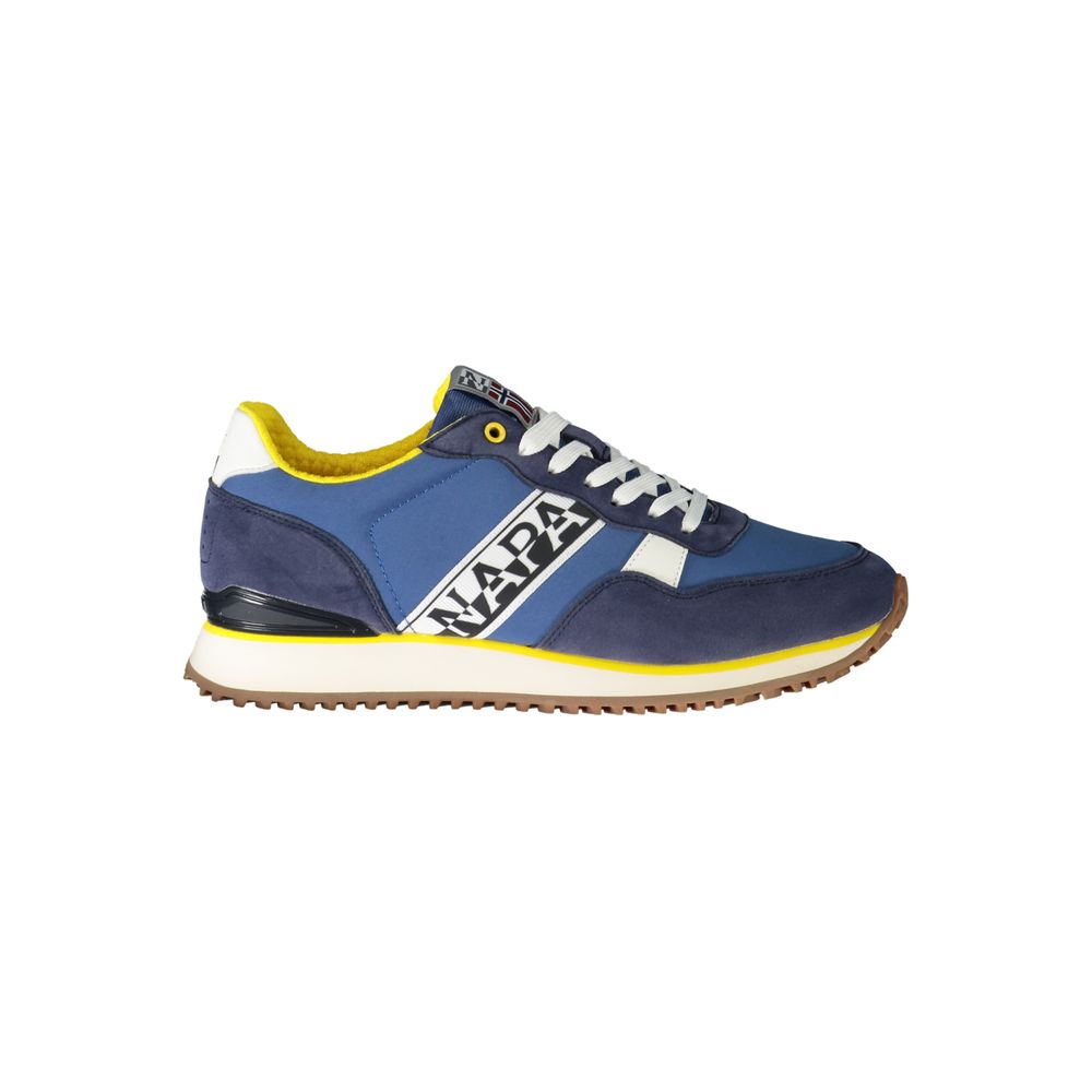 Blue Polyester Sneaker