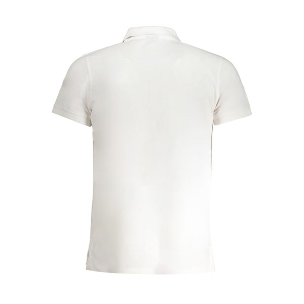 Polo in cotone bianco