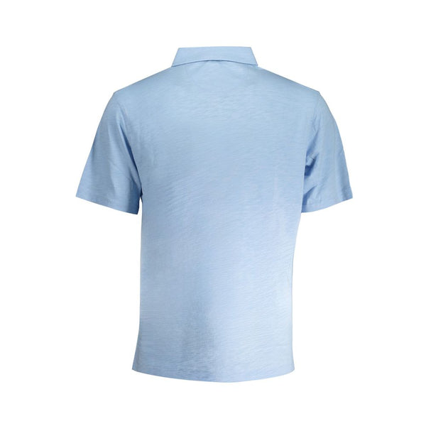 Light Blue Cotton Polo Shirt