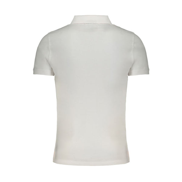 White Cotton Polo Shirt