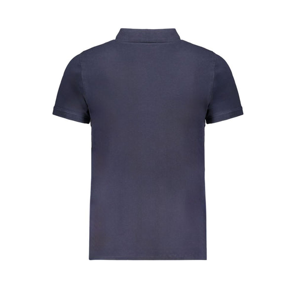 Blue Cotton Polo Shirt