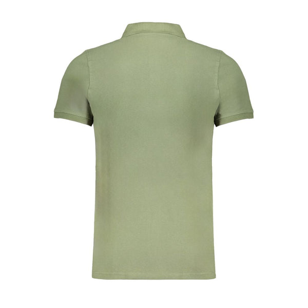 Green Cotton Polo Shirt