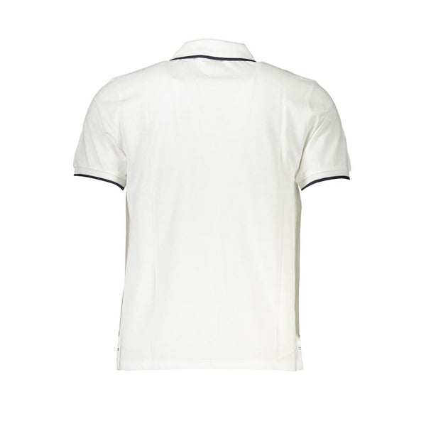 Polo in cotone bianco