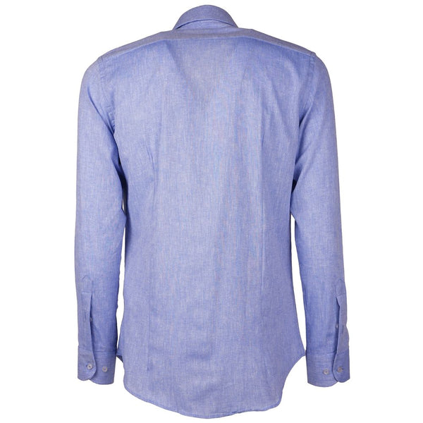 Camicia in cotone azzurro