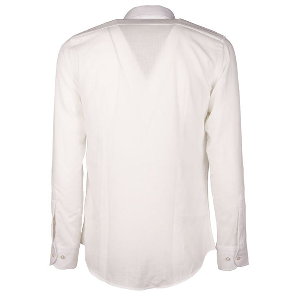 Camicia in cotone bianco