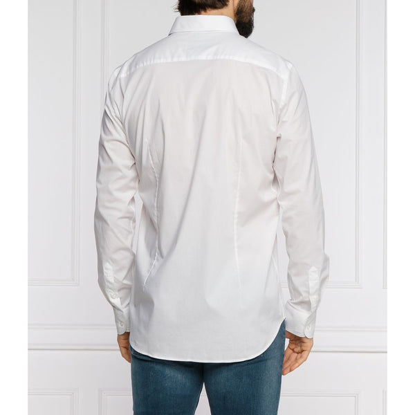 White Cotton Men's Shirt