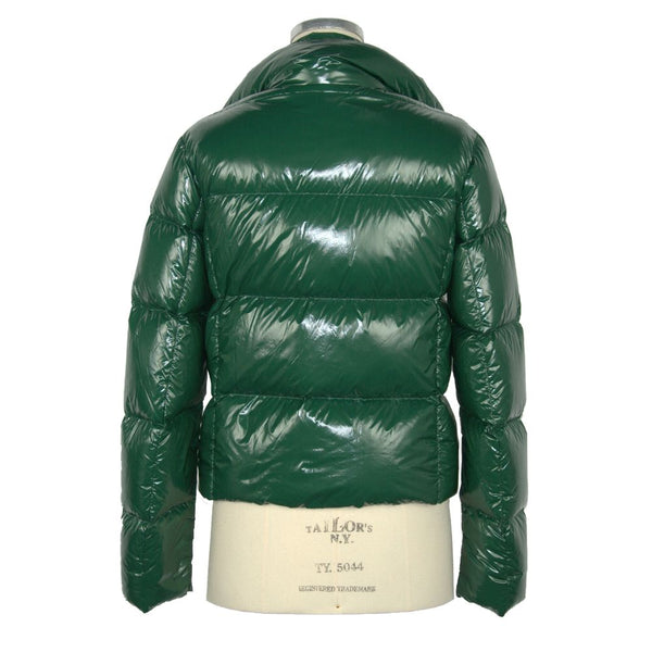 Chic Shiny Down Jacket with Feminine Fit