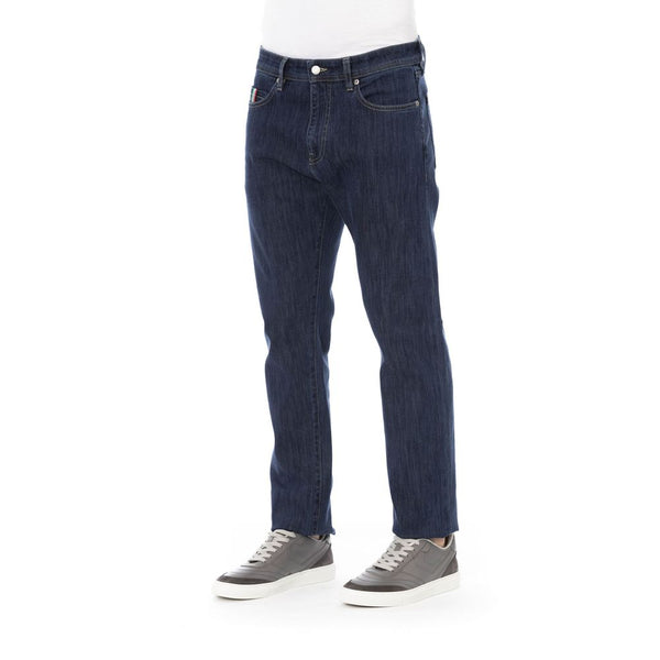 Blue Cotton Men Jean