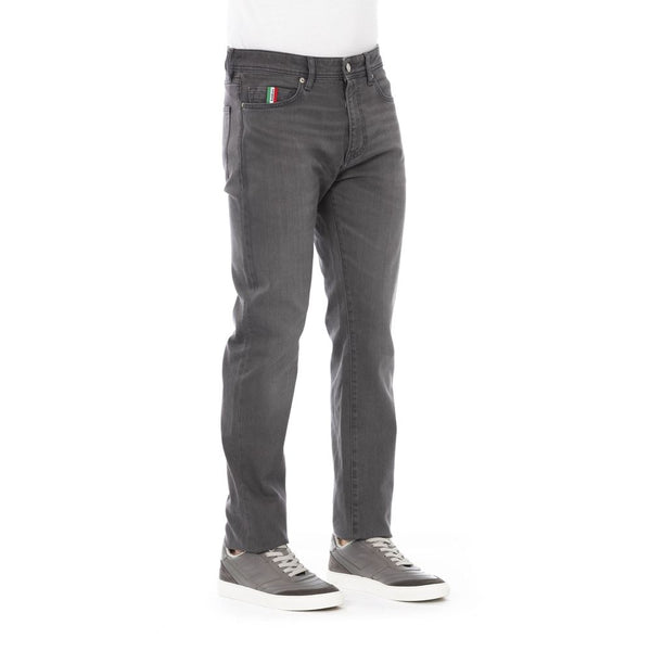 Gray Cotton Men's Jean