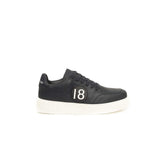 Cerruti 1881 Blue Cowhide Men Sneaker