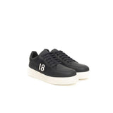 Cerruti 1881 Blue Cowhide Men Sneaker