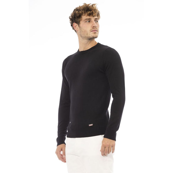 Maglione da uomo in modal nero