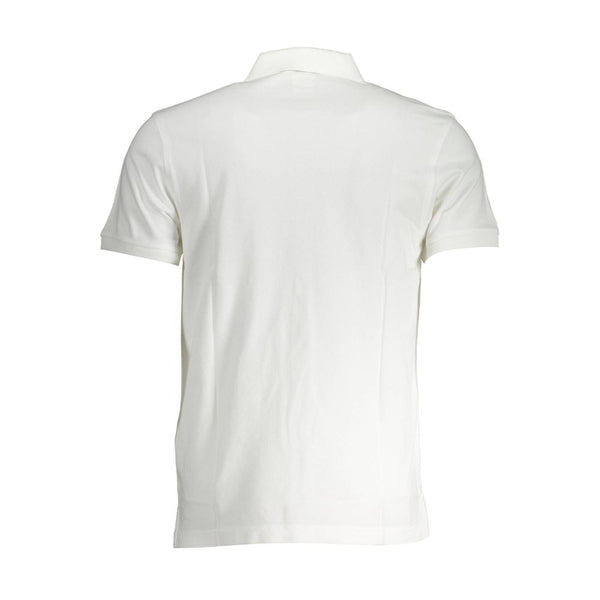 Polo uomo in cotone bianco