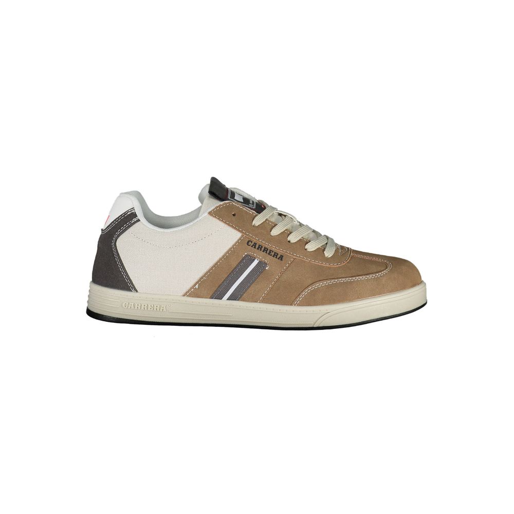 Sneaker uomo in pelle marrone ECO