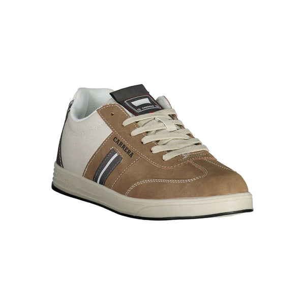 Sneaker uomo in pelle marrone ECO