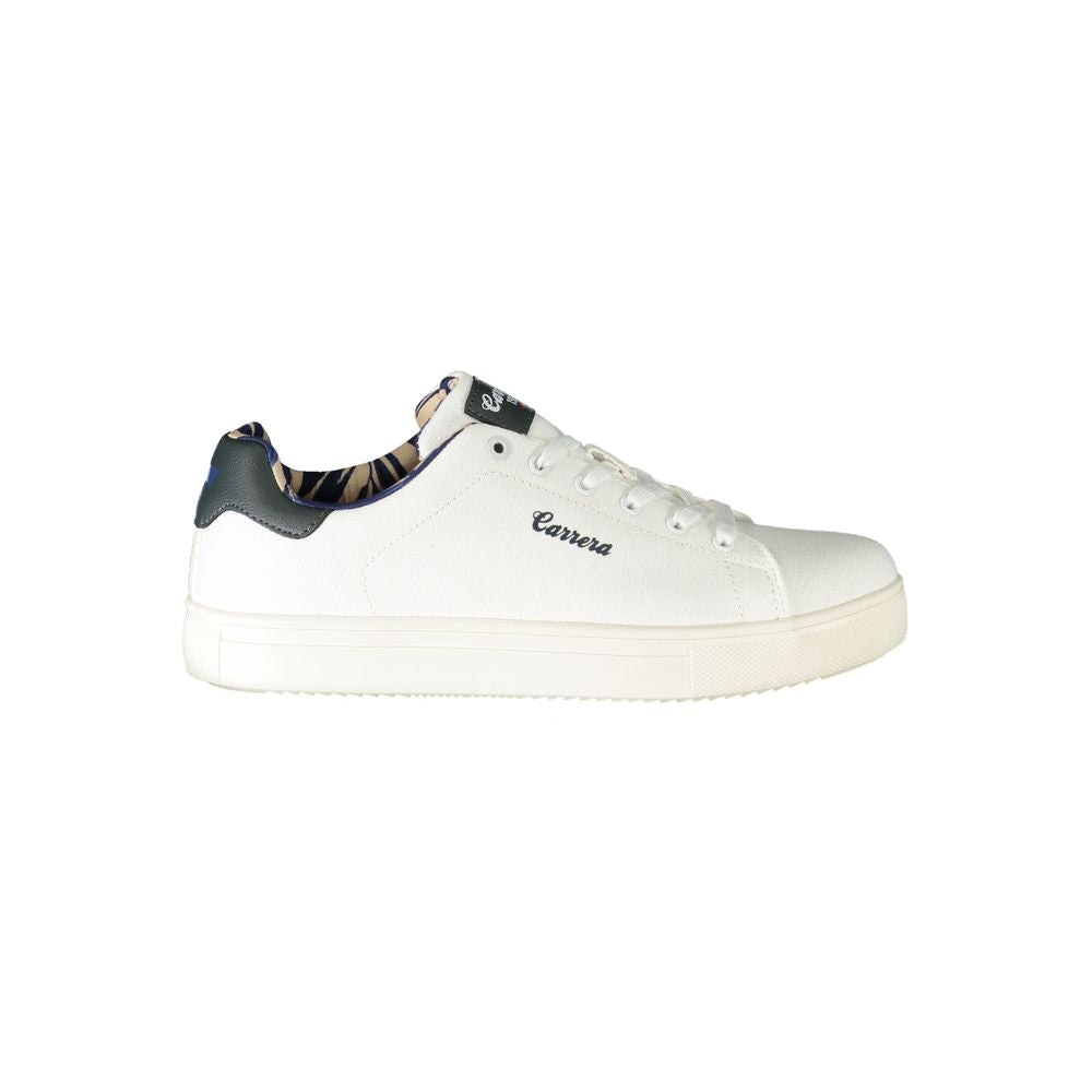 Sneaker in poliestere bianco