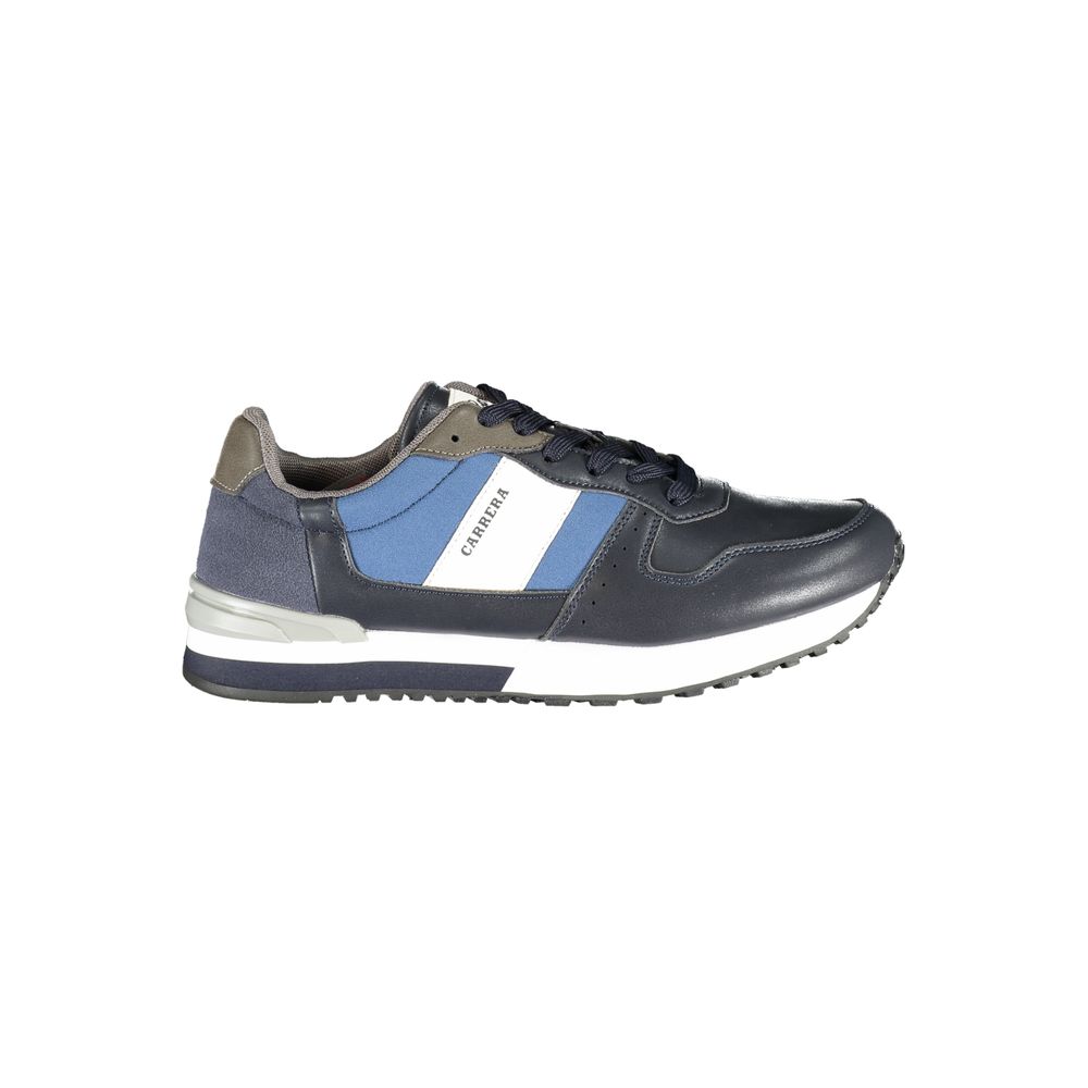 Sneakers sportive blu con dettaglio a contrasto