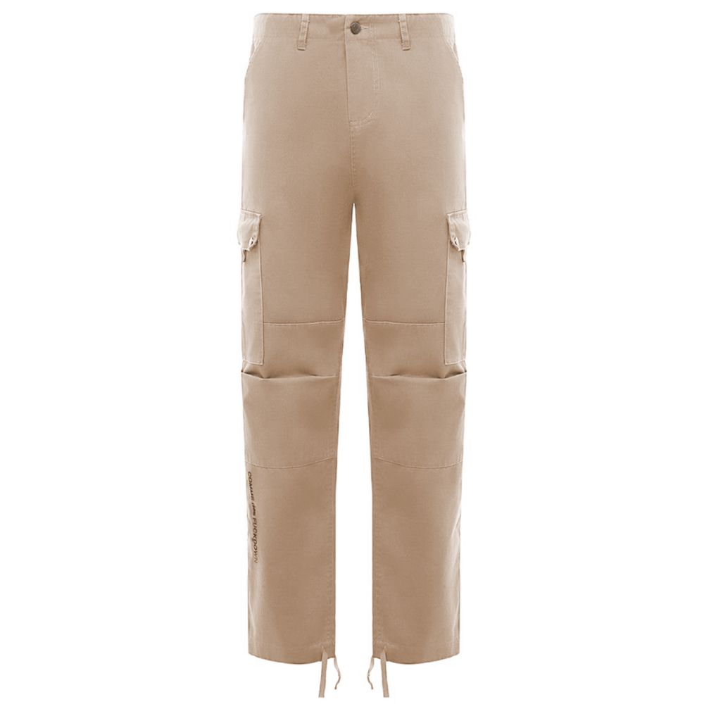 Jeans e pantaloni in cotone beige