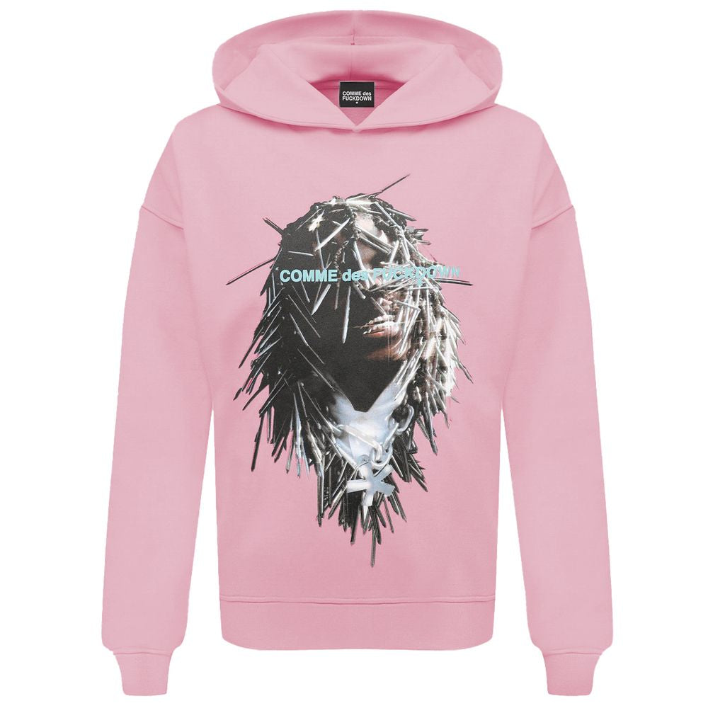 Maglione di cotone rosa