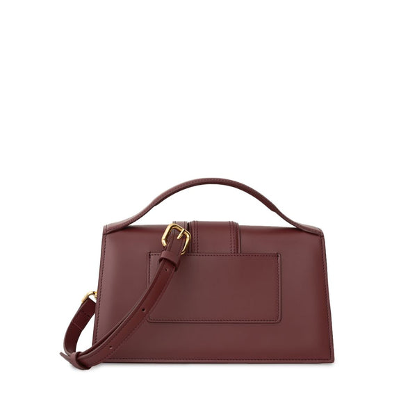 Borsa a tracolla in pelle bordeaux