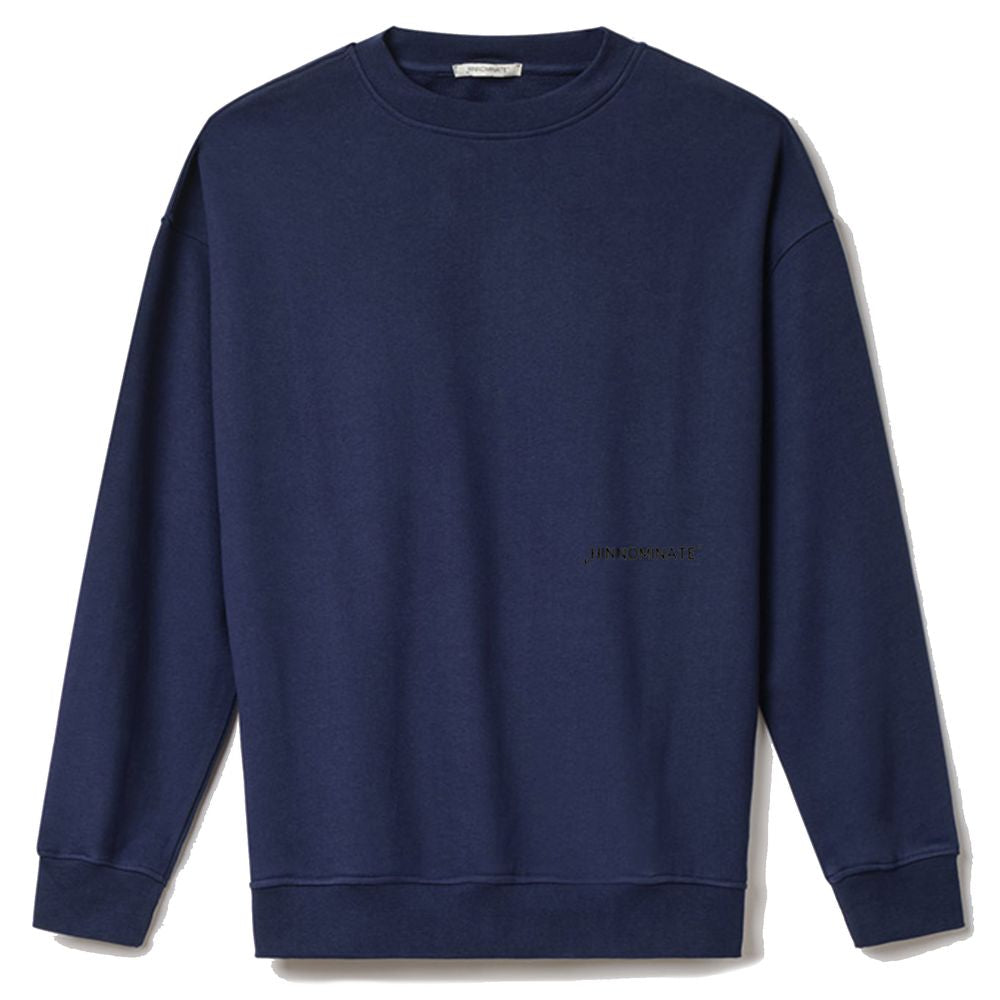 Maglione di cotone blu