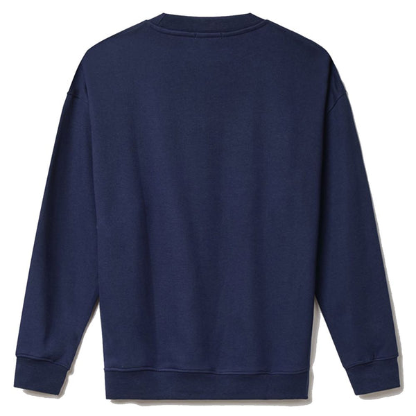 Maglione di cotone blu